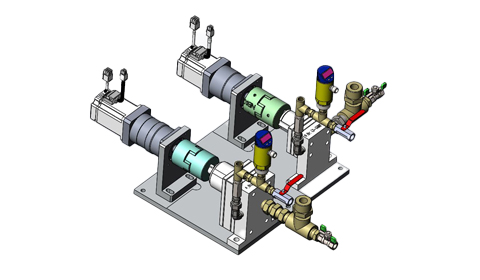 低速齿轮泵控系统